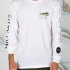 Salty Crew Angry Bull White L/S Sunshirt
