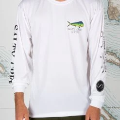 Salty Crew Angry Bull White L/S Sunshirt