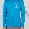 Salty Crew Mens Tailed Blue L/S Sunshirt