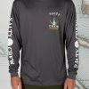 Salty Crew Mens Tailed Charcoal L/S Sunshirt