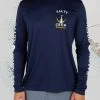 Salty Crew Tailed Navy L/S Sunshirt Mens