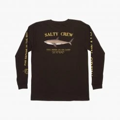 Salty Crew Bruce Boys Black L/S Tee