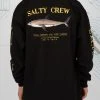 Salty Crew Bruce Boys Black L/S Tee