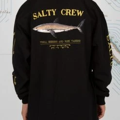 Salty Crew Bruce Boys Black L/S Tee