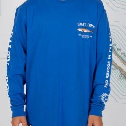 Salty Crew Bruce Boys Royal L/S Tee Youth