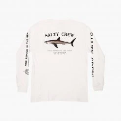 Salty Crew Youth Bruce Boys White L/S Tee