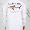 Salty Crew Youth Bruce Boys White L/S Tee