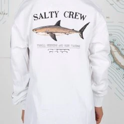Salty Crew Youth Bruce Boys White L/S Tee