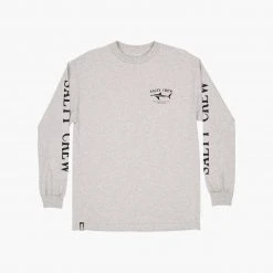 Salty Crew Mens Bruce Athletic Heather L/S Standard Tee
