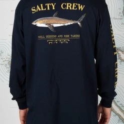 Salty Crew Bruce Navy L/S Standard Tee Mens