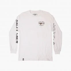 Salty Crew Bruce White L/S Standard Tee Mens