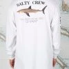 Salty Crew Bruce White L/S Standard Tee Mens