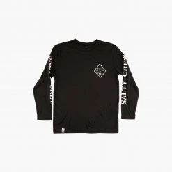 Salty Crew Youth Tippet Boys Black UV L/S Tee