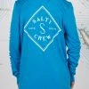 Salty Crew Tippet Boys Pacific Blue L/S Sunshirt Youth