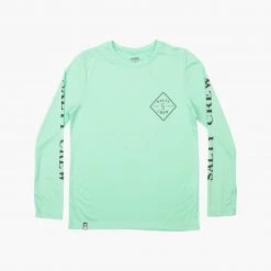 Salty Crew Tippet Boys Seafoam L/S Sunshirt