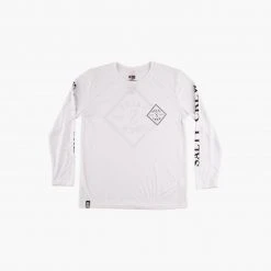 Salty Crew Tippet Boys White UV L/S Tee Youth