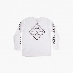 Salty Crew Tippet Boys White UV L/S Tee Youth
