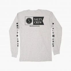 Salty Crew Alpha Athletic Heather L/S Premium Tee