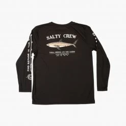 Salty Crew Bruce Boys Black UV L/S Tee