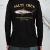 Salty Crew Bruce Boys Black UV L/S Tee