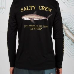 Salty Crew Bruce Boys Black UV L/S Tee