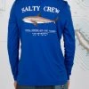 Salty Crew Bruce Boys Royal L/S Sunshirt