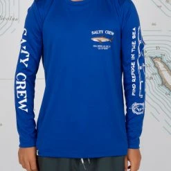 Salty Crew Bruce Boys Royal L/S Sunshirt