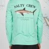 Salty Crew Bruce Boys Seafoam L/S Sunshirt
