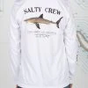 Salty Crew Bruce Boys White UV L/S Tee Youth