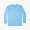 Salty Crew Mens Bruce Columbia Blue L/S Sunshirt