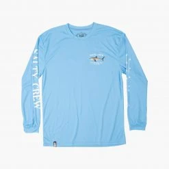 Salty Crew Mens Bruce Columbia Blue L/S Sunshirt