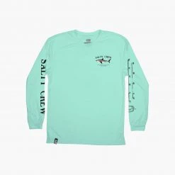 Salty Crew Bruce Sea Foam L/S Sunshirt Mens