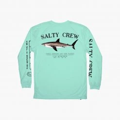 Salty Crew Bruce Sea Foam L/S Sunshirt Mens