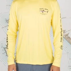 Salty Crew Bruce Yellow L/S Sunshirt