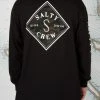 Salty Crew Tippet Decoy Black L/S Standard Tee