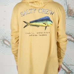 Salty Crew El Dorado Kelp Hood Tech Tee Mens