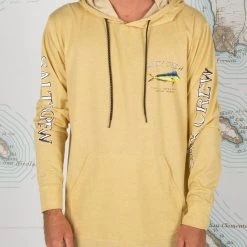 Salty Crew El Dorado Kelp Hood Tech Tee Mens