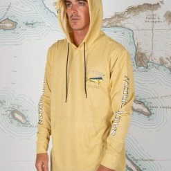 Salty Crew El Dorado Kelp Hood Tech Tee Mens