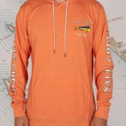Salty Crew El Dorado Sunburn Hood Tech Tee Mens
