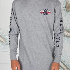 Salty Crew High Tail Athletic Heather L/S Premium Tee Mens