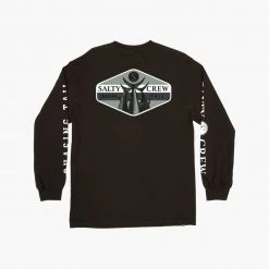 Salty Crew High Tail Black L/S Premium Tee Mens