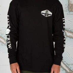 Salty Crew High Tail Black L/S Premium Tee Mens