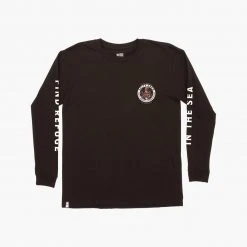 Salty Crew Deep Reach Boys Black L/S Tee