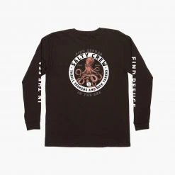 Salty Crew Deep Reach Boys Black L/S Tee
