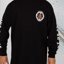 Salty Crew Deep Reach Boys Black L/S Tee