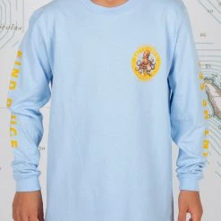 Salty Crew Deep Reach Boys Light Blue L/S Tee