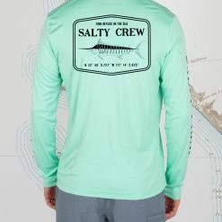 Salty Crew Stealth Sea Foam L/S Sunshirt