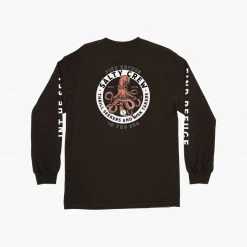 Salty Crew Mens Deep Reach Black L/S Standard Tee