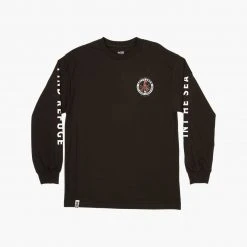 Salty Crew Mens Deep Reach Black L/S Standard Tee
