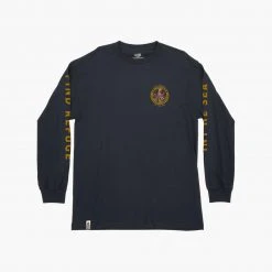 Salty Crew Mens Deep Reach Navy L/S Standard Tee